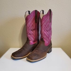 Ariat Womens Pinnacle Fuschia Cowboy Boots 10029714